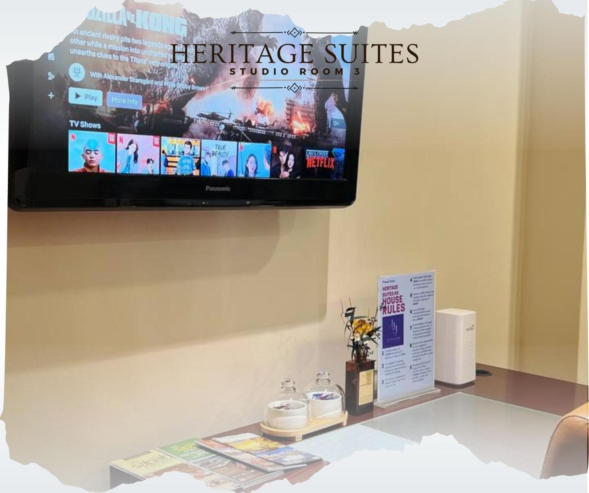 New Homestay !! Heritage Suites Near Imago Mall City Central , Free Highspeed Wifi & Netflix , コタキナバル エクステリア 写真