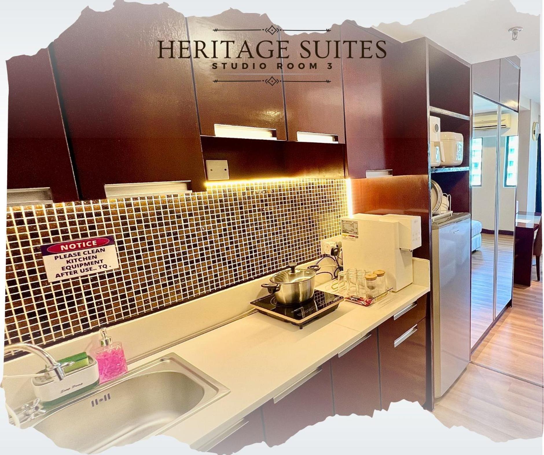 New Homestay !! Heritage Suites Near Imago Mall City Central , Free Highspeed Wifi & Netflix , コタキナバル エクステリア 写真