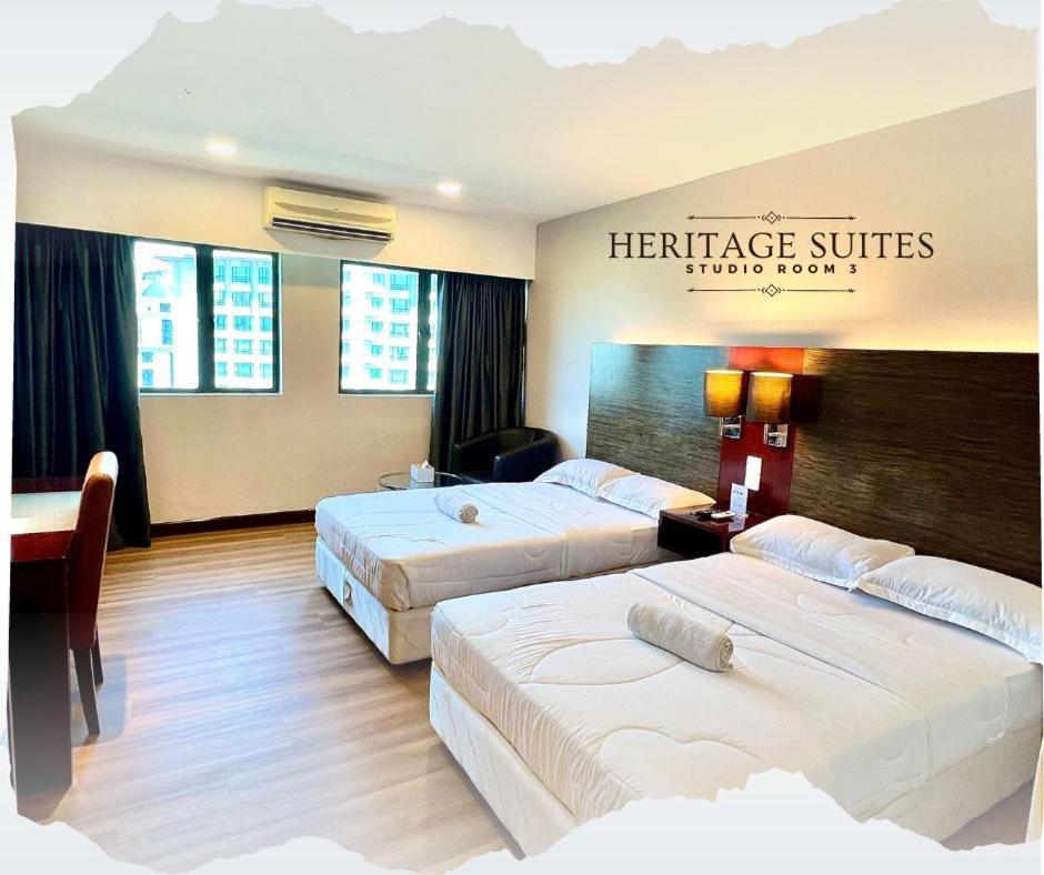 New Homestay !! Heritage Suites Near Imago Mall City Central , Free Highspeed Wifi & Netflix , コタキナバル エクステリア 写真